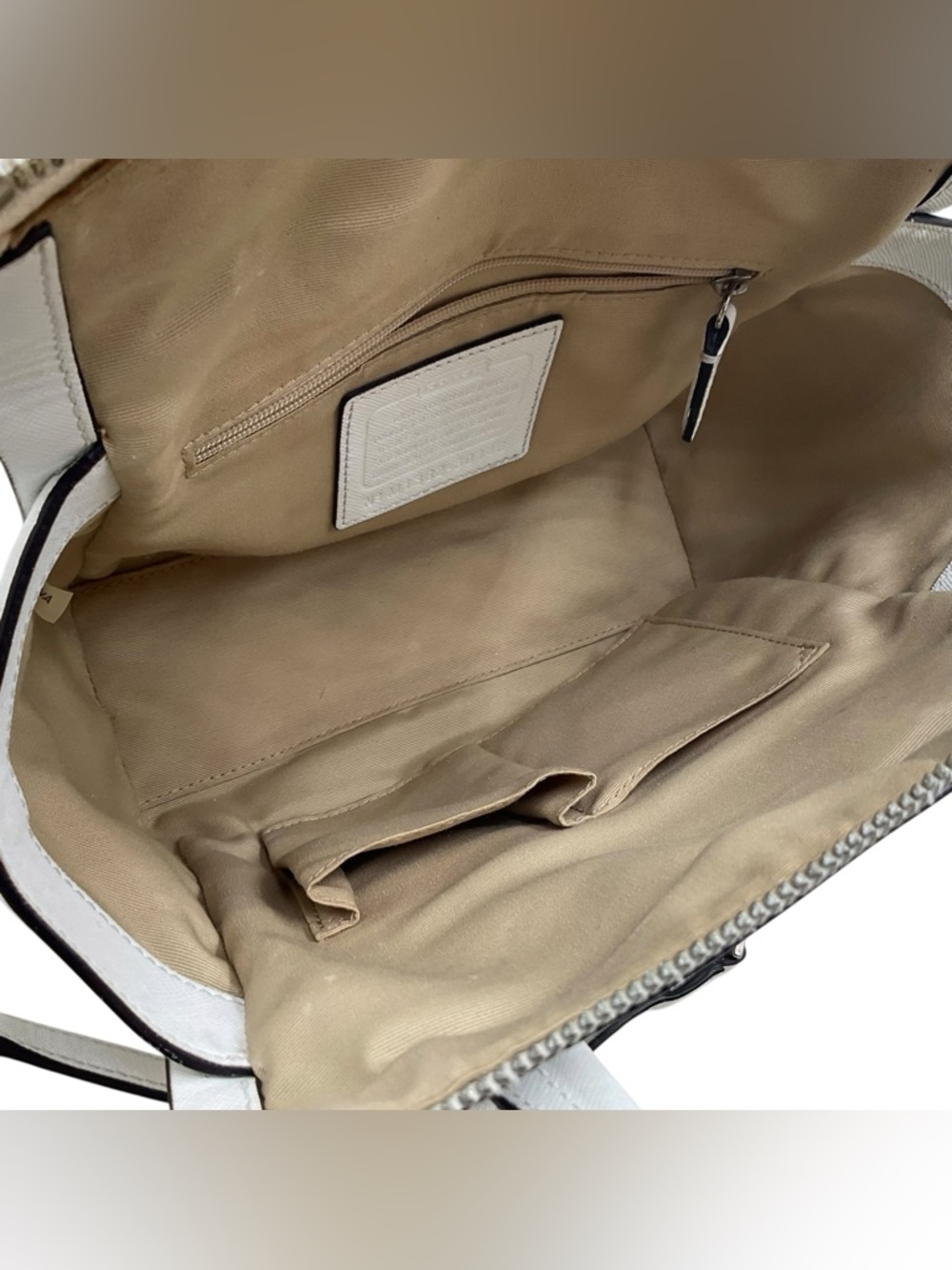 {COACH} Bleecker Mini Riley Carryall Crossbody in Saffiano Leather - Picture 10 of 16